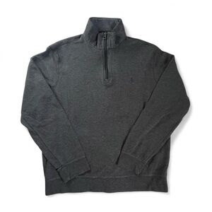 Polo Ralph Lauren Men’s Quarter Zip Pullover Heather Grey